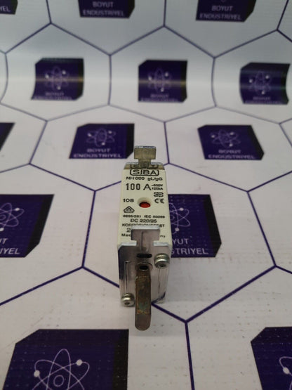 SIBA NH000 100A 500v DC220/25 Fuse for sale online