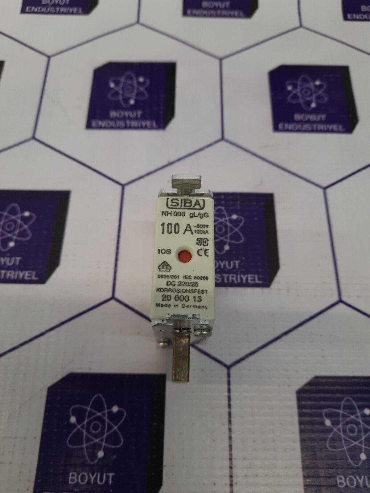 SIBA NH000 100A 500v DC220/25 Fuse for sale online