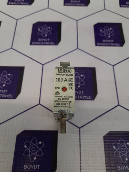 SIBA NH000 100A 500v DC220/25 Fuse for sale online