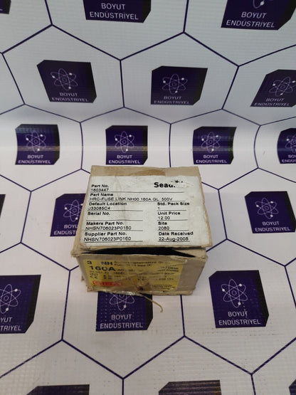 SIBA NH00 160A 500V 120kA Fuse Links