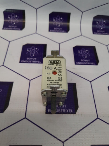 SIBA NH00 160A 500V 120kA Fuse Links