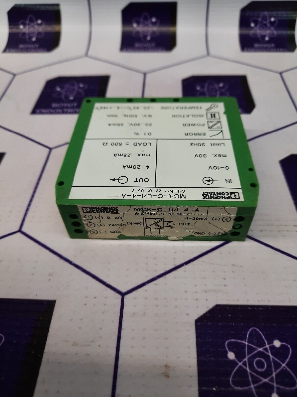 PHOENİX CONTACT MCR-C-U/I-4-A(Art Nr:2781657) Isolated Sıgnal Converter