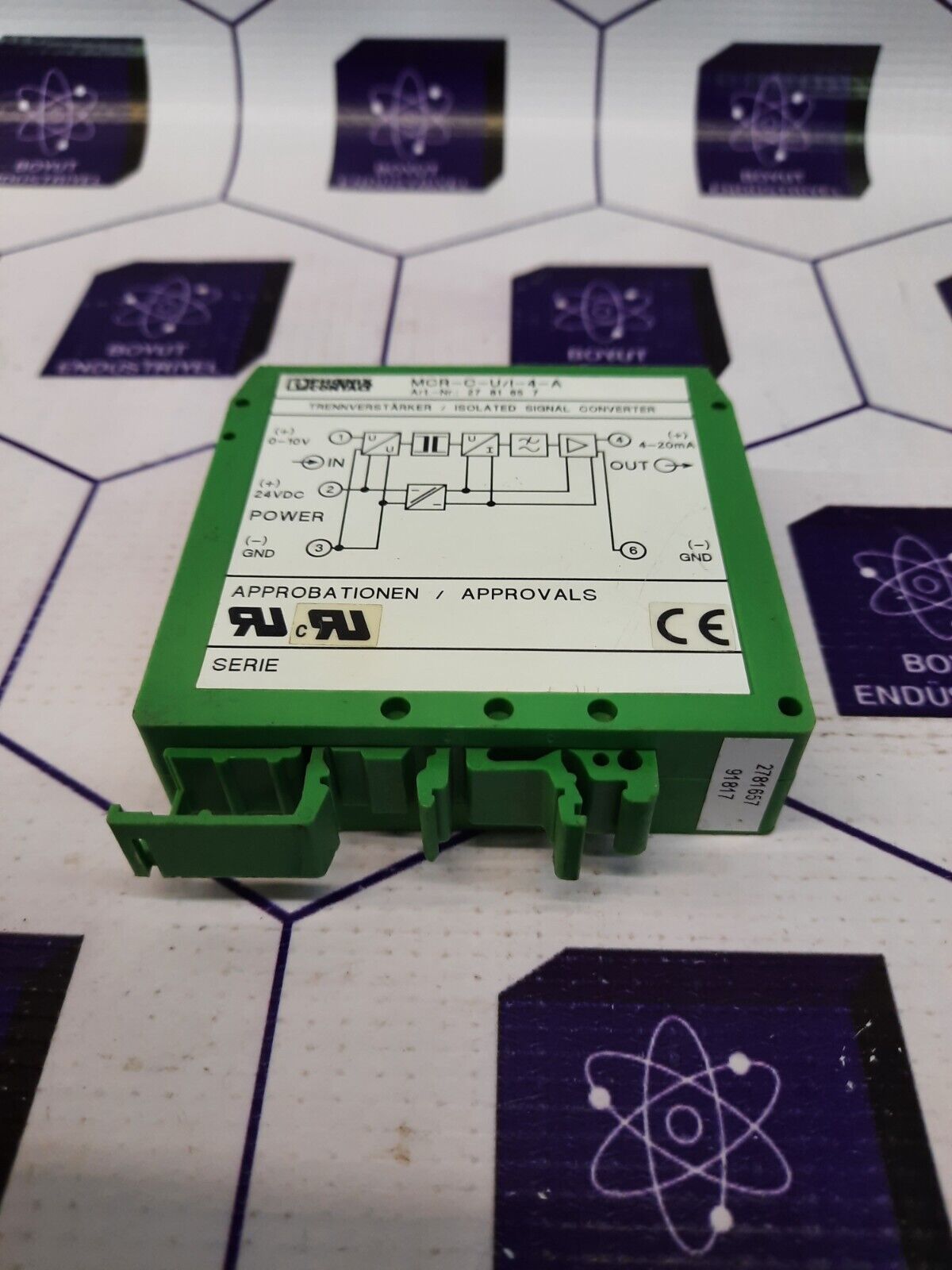 PHOENİX CONTACT MCR-C-U/I-4-A(Art Nr:2781657) Isolated Sıgnal Converter