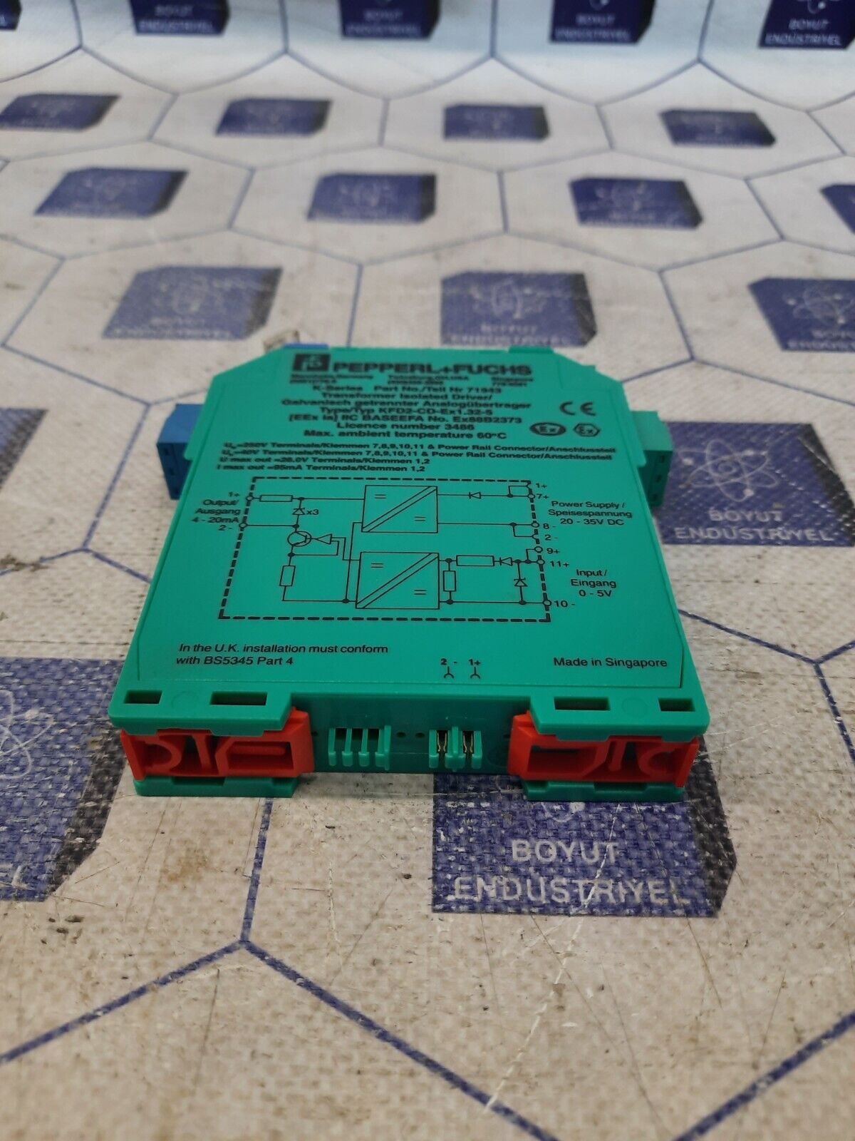 PEPPERL +FUCHS K-Serıes KFD2-CD-Ex1.32-5 Transformer Isolated Drıver