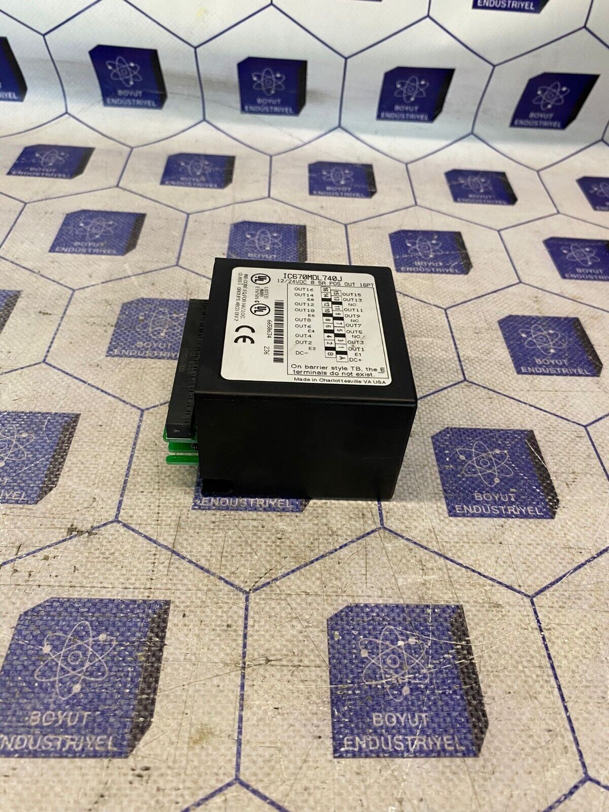 GE FANUC IC670MDL740J Field Control bus Interface 16PT 24VDC 0.5A