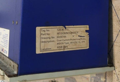 ALSTOM MCGG62N1CB0753F OVER CURRENT PROTECTION RELAY