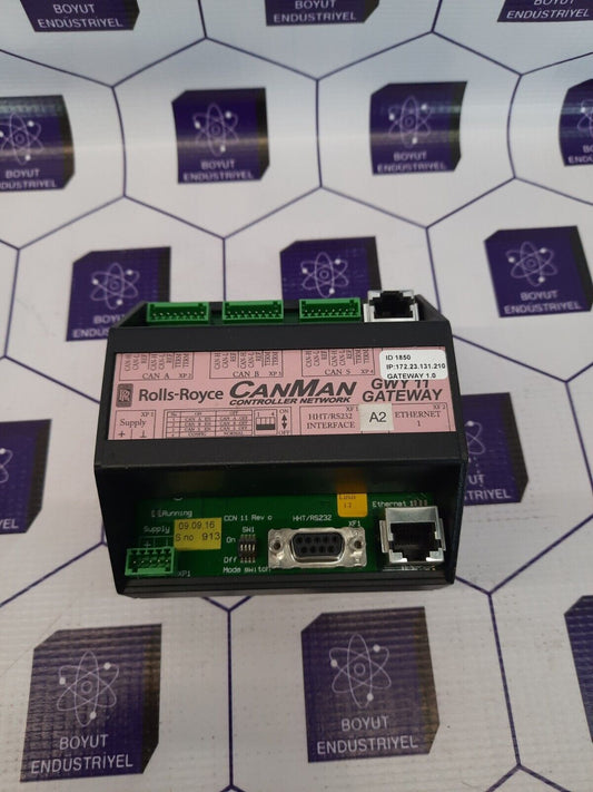 ROLLS ROYCE GWY11 CANMAN CONTROLLER NETWORK