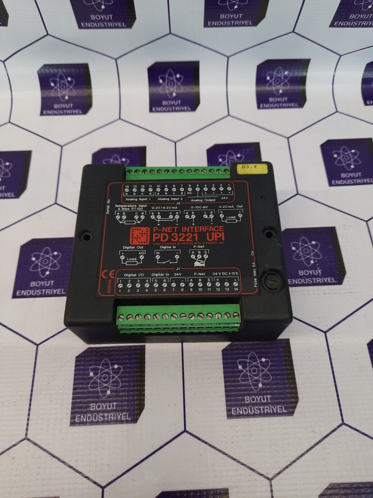 P-NET INTERFACE PD 3221 UPI INTERFACE ANALOG INPUT MODULE