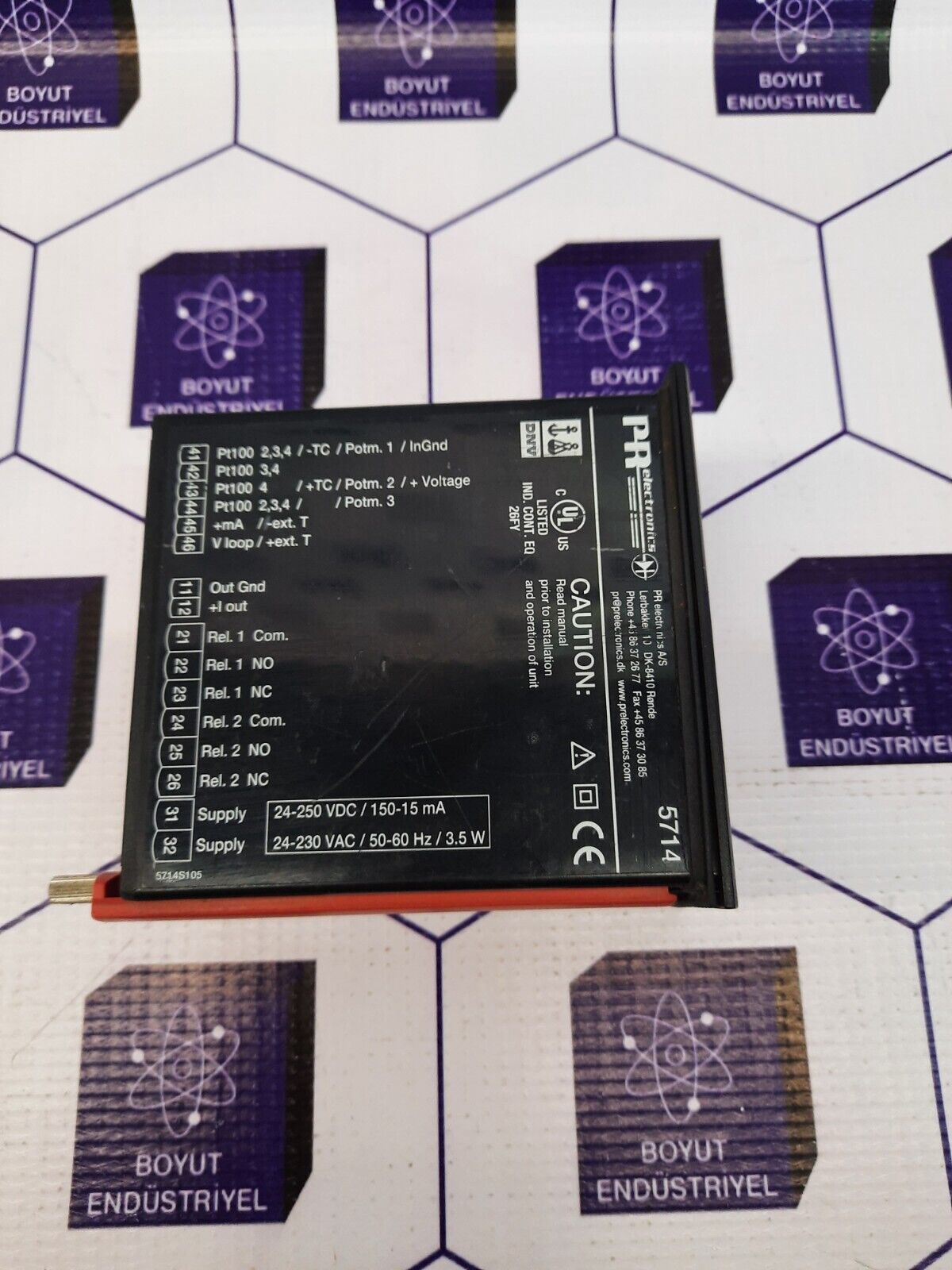 AALBORG PR ELECTRONICS 5714BAAI LED PROCESS INDICATOR