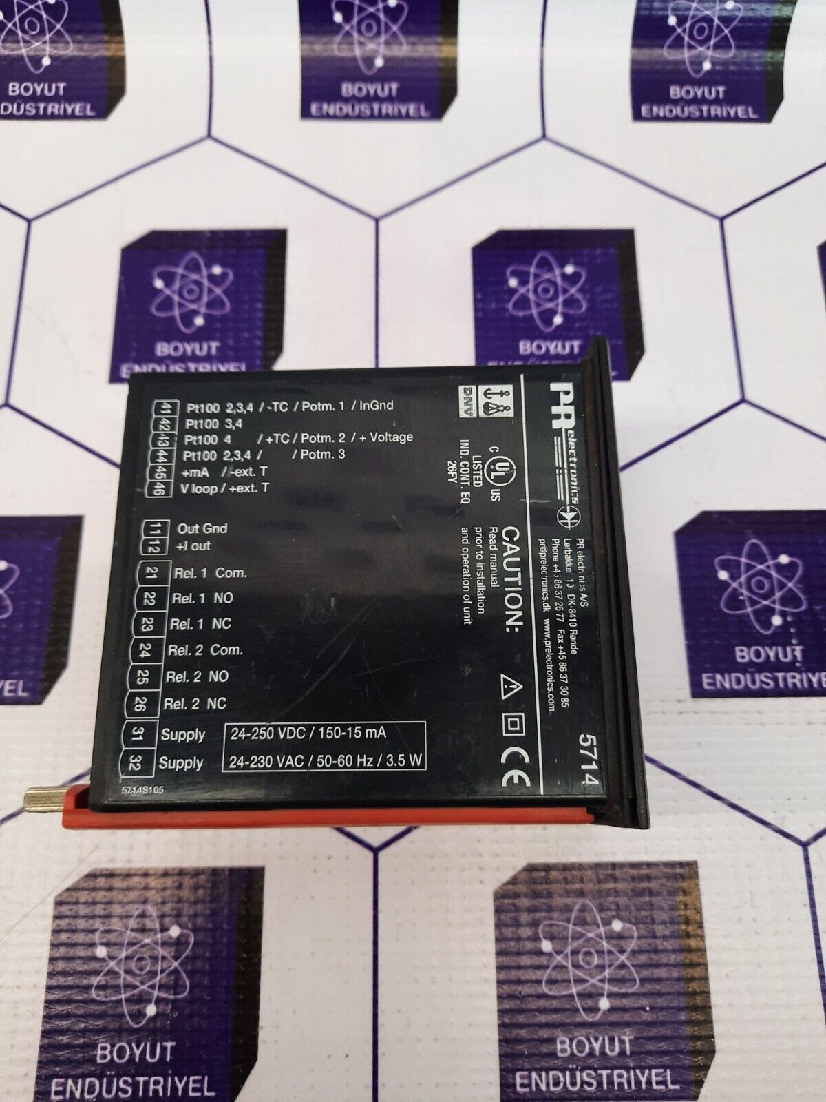 AALBORG PR ELECTRONICS 5714BAAI LED PROCESS INDICATOR