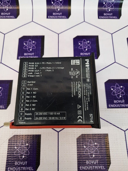 AALBORG PR ELECTRONICS 5714BAAI LED PROCESS INDICATOR
