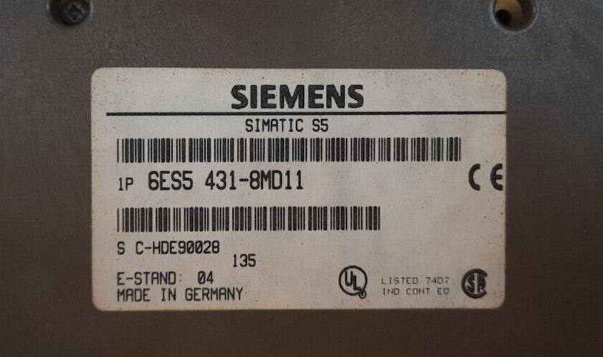 Siemens 1P 6ES5 431-8MD11 SIMATIC S5 Module