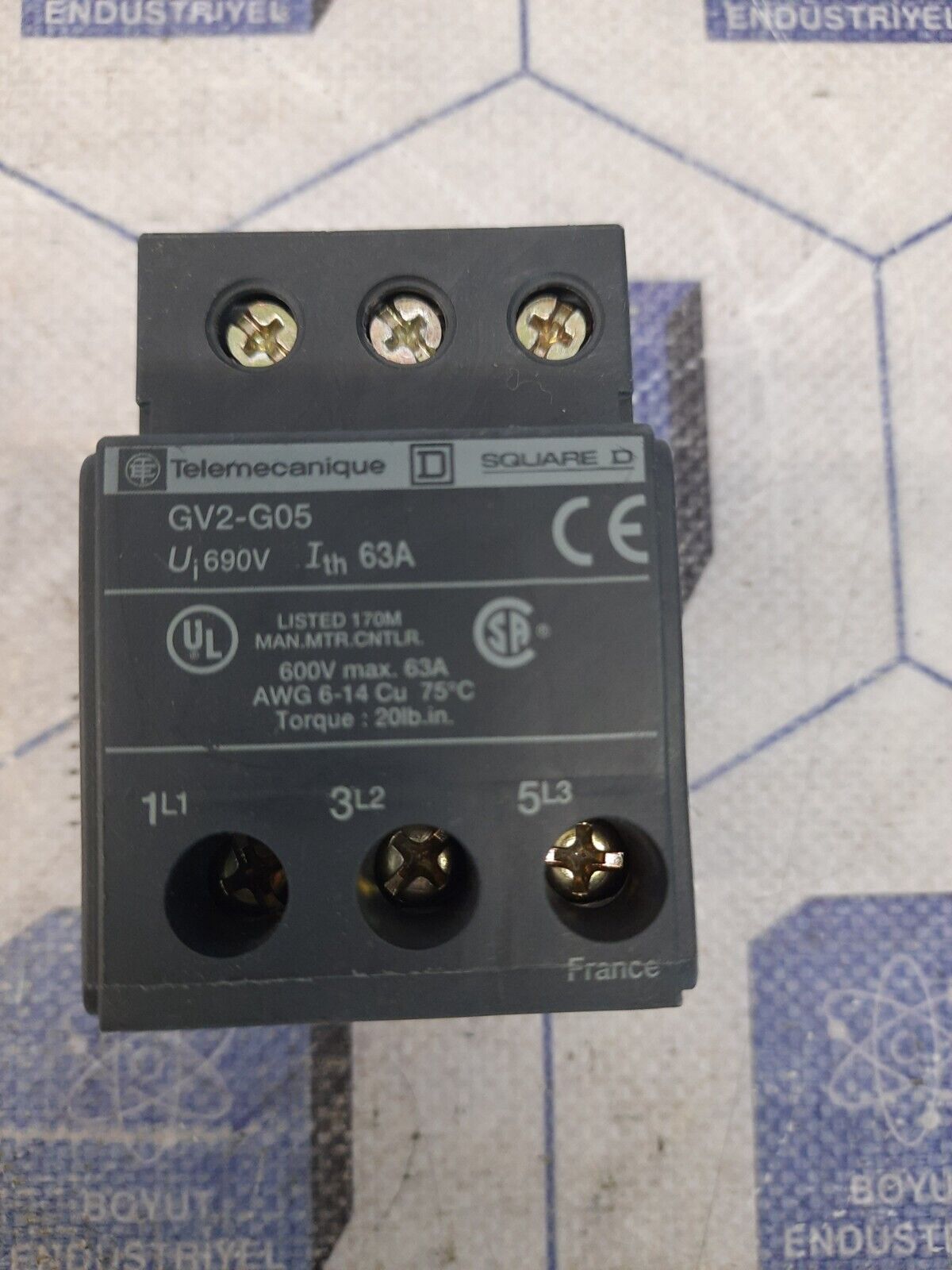 Telemecanique GV2-G05 Terminal Black