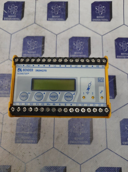 BENDER IRDH275B-435 INSULATION MONITORING DEVICE