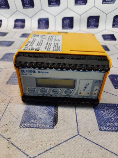 BENDER IRDH275B-435 INSULATION MONITORING DEVICE
