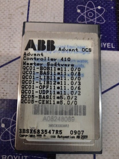ABB 3BSX683547R5-0907 LINEAR FLASH CARD