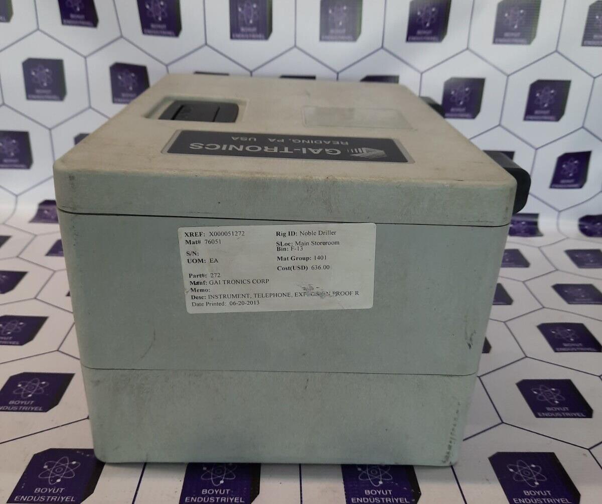 GAI-TRONICS 272-001 OUTDOOR INTRINSICALLY SAFE PHONE