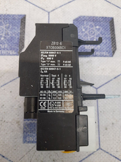 EATON ZB12-6  XTOB006BC1 CONTACTOR