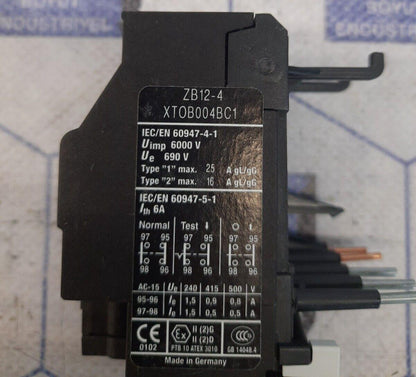 EATON ZB12-4 XTOB004BC1 CONTACTOR