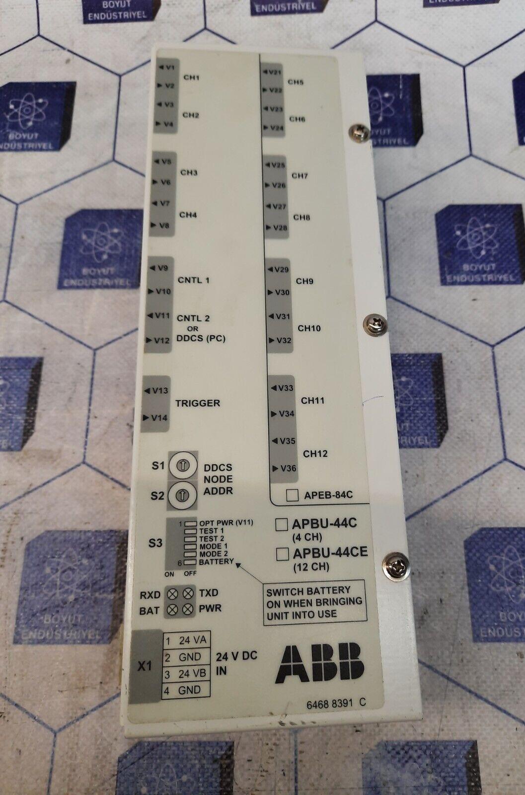 ABB APBU-44C / APBU-44CE Channel Branching Unit 64688391 C