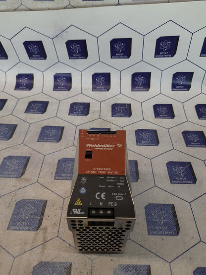 WEIDMULLER CP SNT 120W 24V 5A POWER SUPPLY