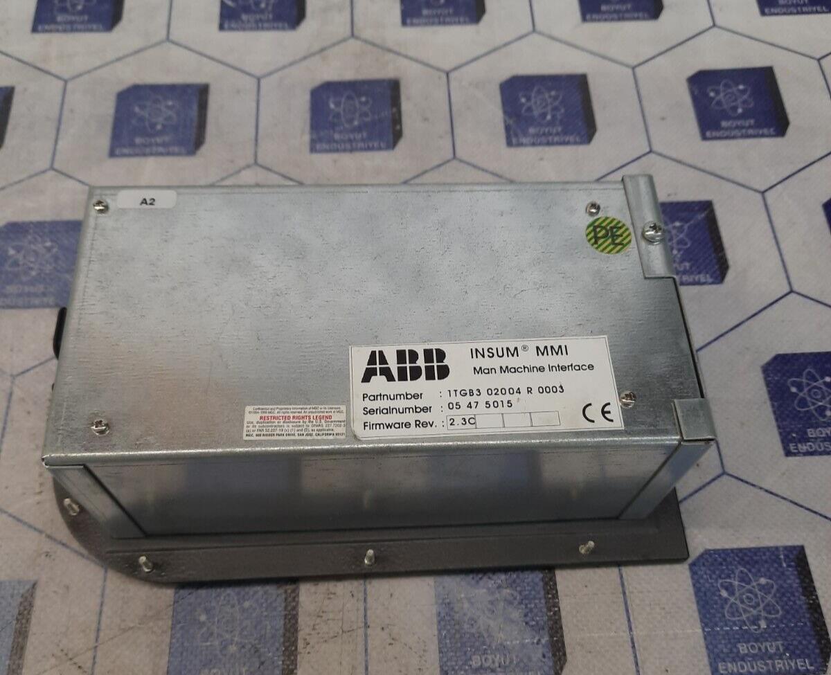 ABB INSUM MMI 1TGB3 02004 R 003 Man Machine Interface