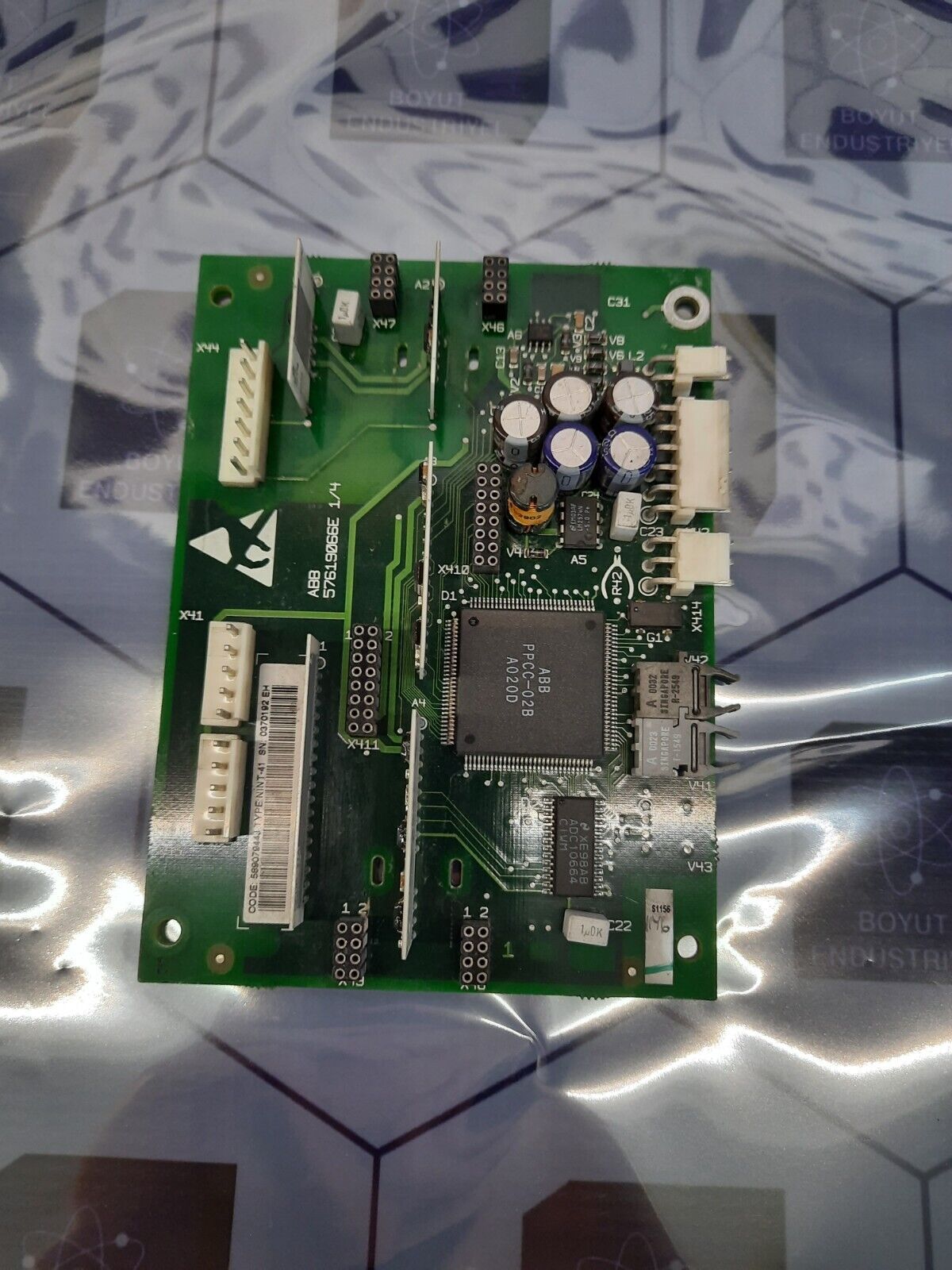 ABB INDUSTRY OY NINT-41 CODE:58907944J - 57619066E  CONTROL BOARD