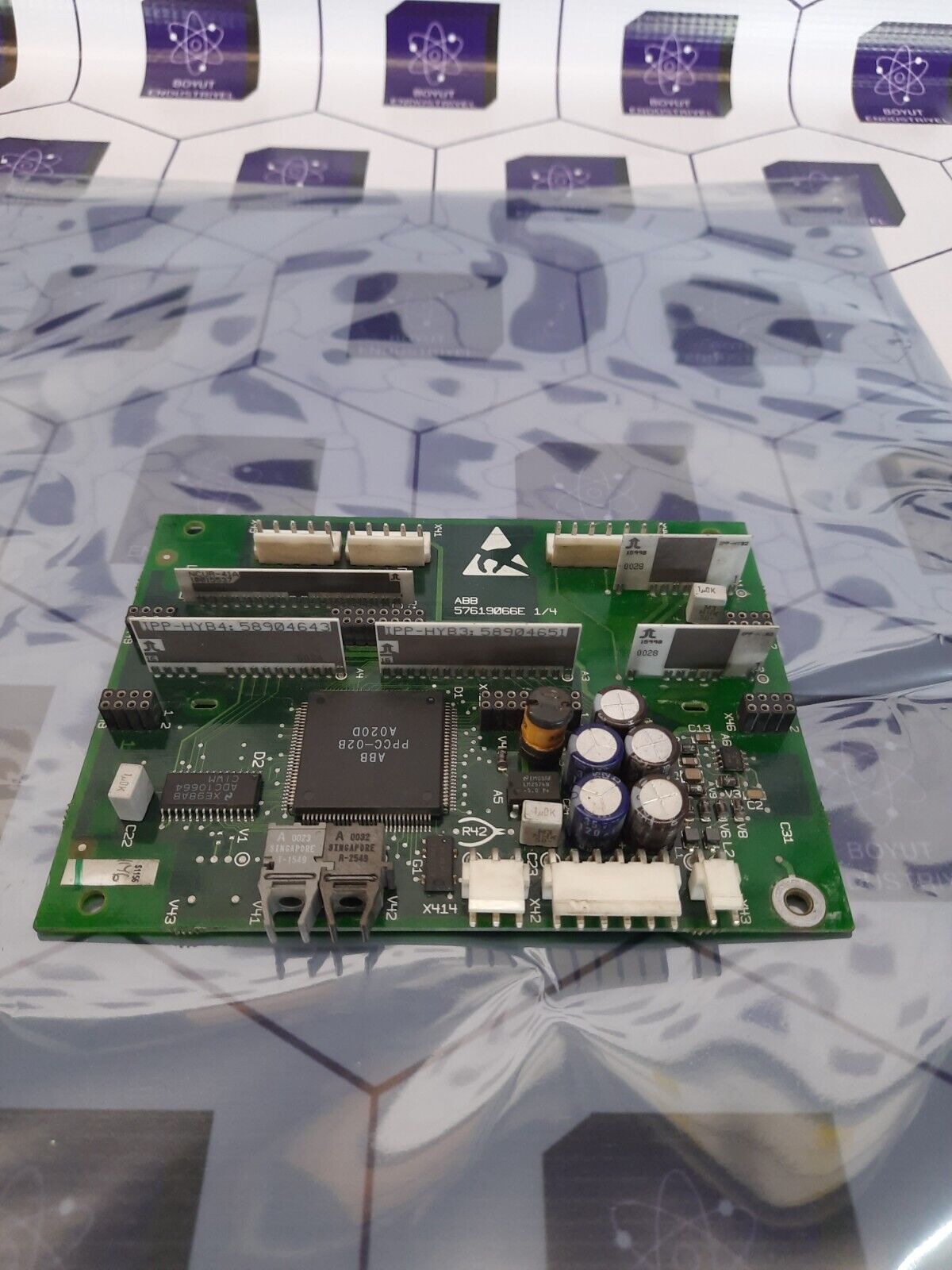 ABB INDUSTRY OY NINT-41 CODE:58907944J - 57619066E  CONTROL BOARD