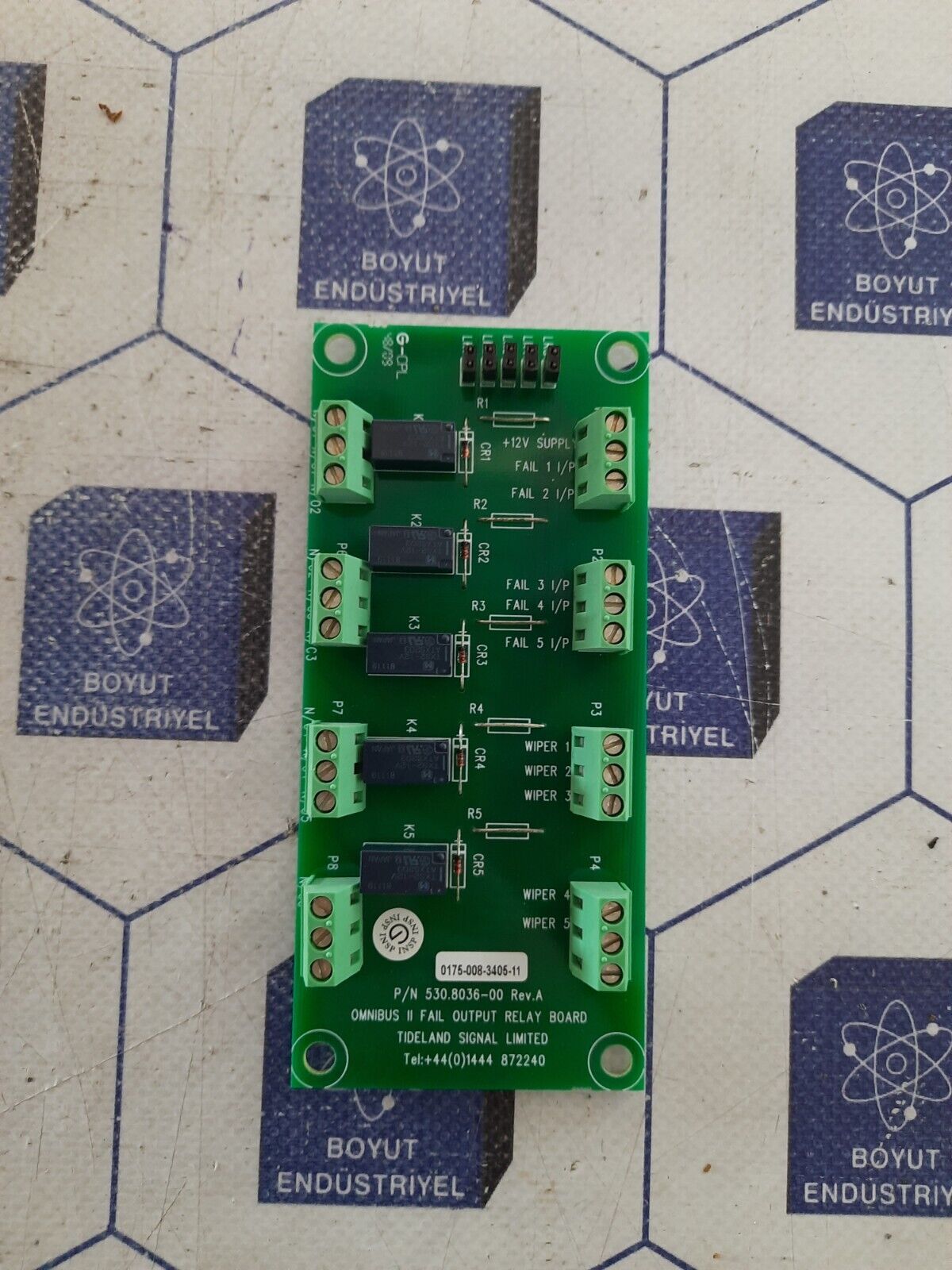 OMNIBUS 530.8036-00 REV.A FAIL OUTPUT RELAY BOARD