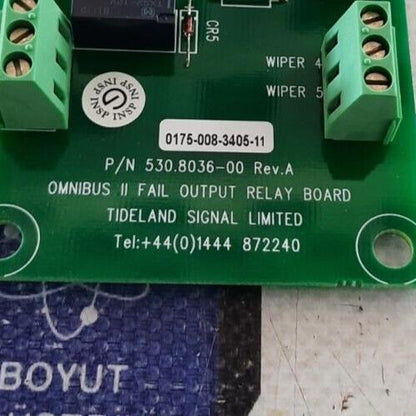 OMNIBUS 530.8036-00 REV.A FAIL OUTPUT RELAY BOARD