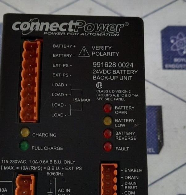 Weidmuller 991628 0024 Connect Power Supply 24VDC Battery Back-Up Unit