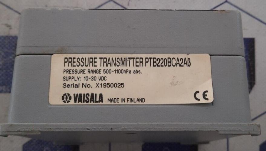 VAISALA PTB220BCA2A3 PRESSURE TRANSMITTER