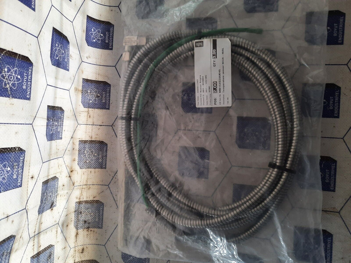 KONGSBERG MB158S286K45 TEMPERATURE SENSOR