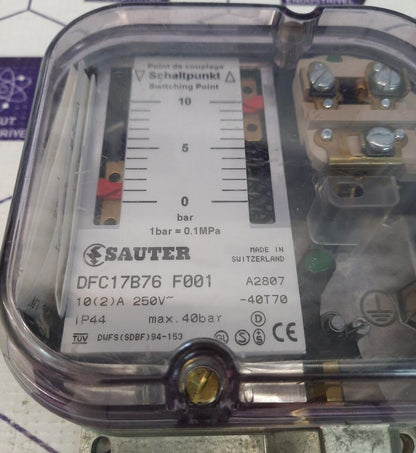SAUTER DFC17B76 F001 Pression Interrupteur