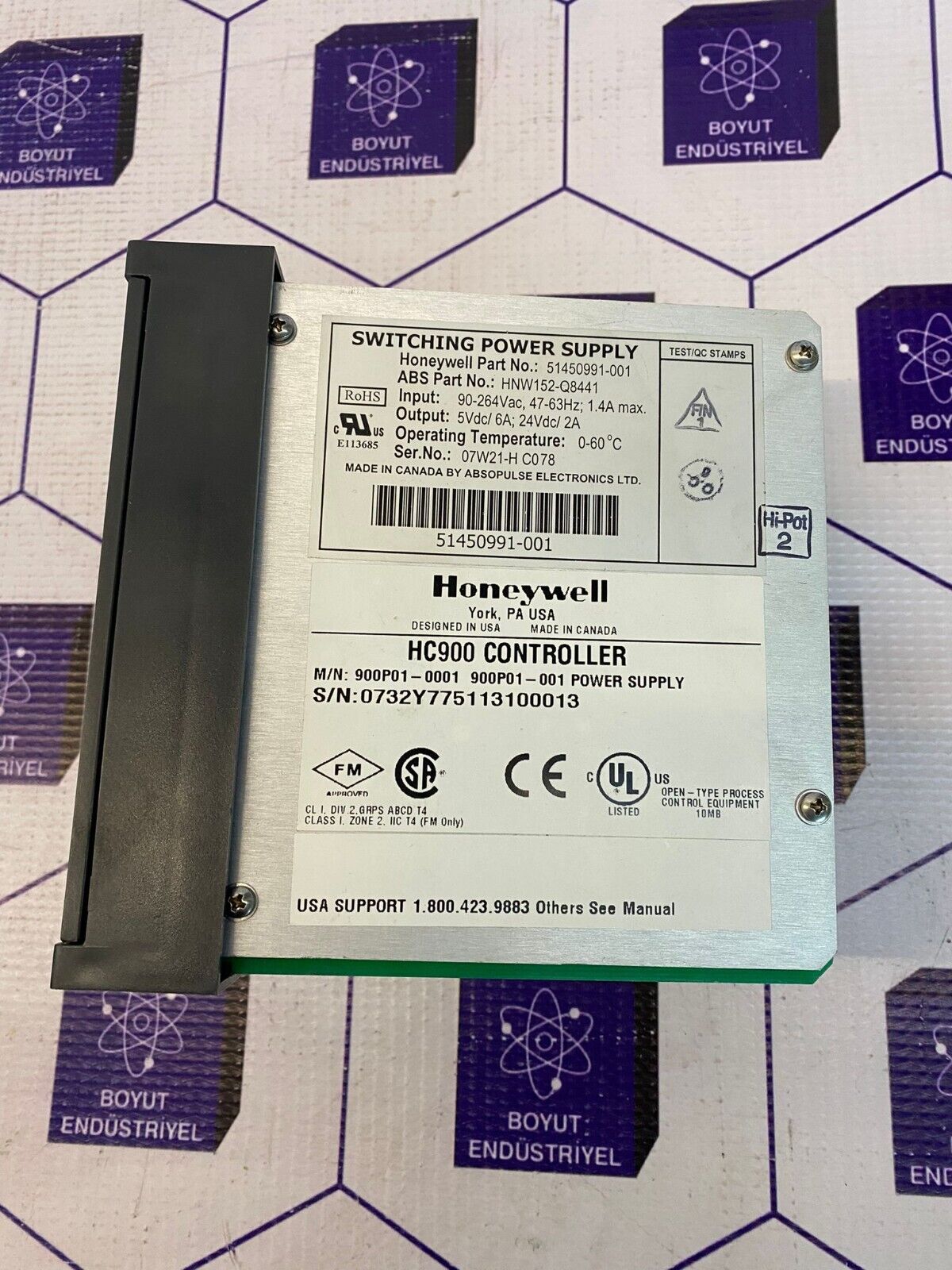 Honeywell HC900 Controller 900P01-0001 Power Supply