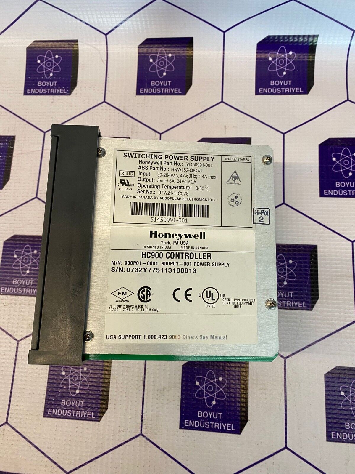 Honeywell HC900 Controller 900P01-0001 Power Supply