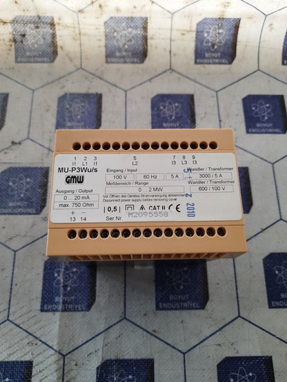 GMW MU-P3WU/S TRANSFORMER