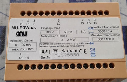 GMW MU-P3WU/S TRANSFORMER