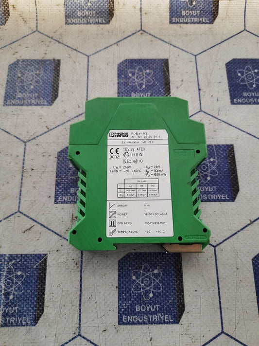 PHOENIX CONTACT PI/Ex-ME ART.NR:2835545 SIGNAL ISOLATOR REPEATER POWER SUPPLY
