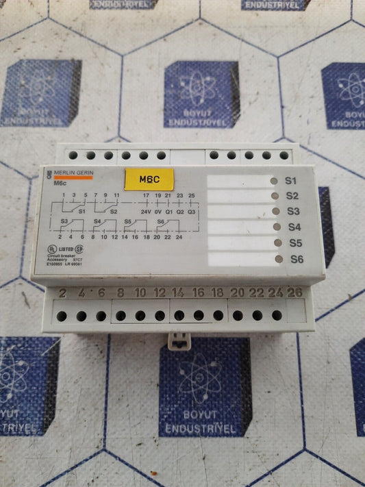 Schneider Electrıc/MERLIN GERIN M6C 33104 CONTROLLER MODULE