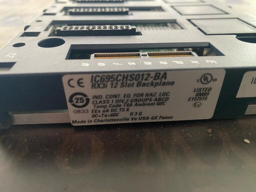 GE FANUC IC695CHS012-BA RX31 12 SLOT