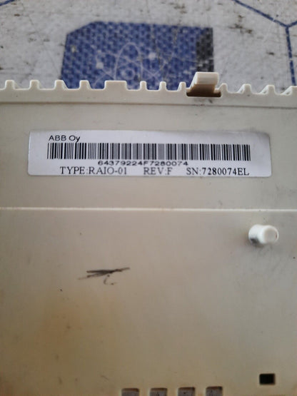 ABB RAIO-01 REV.F Analogue I/O Extension