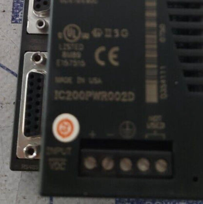 GE FANUC IC200PWR002D Power Supply Module