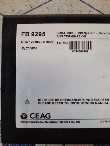 CEAG FB 9295 BUS TERMINATION