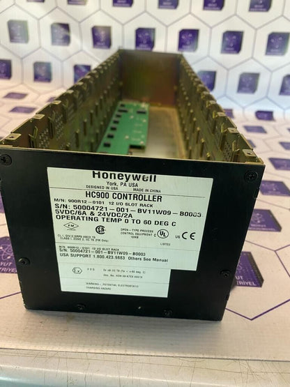 HONEYWELL 900R12-0101 HC900 CONTROLLER 12 I/O SLOT RACK