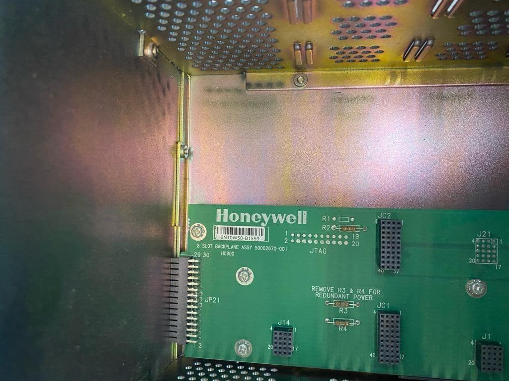 HONEYWELL 900R08-0101 HC900 CONTROLLER 8 I/O SLOT RACK