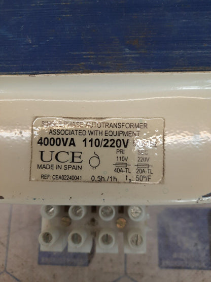 UCE CEA022240041 4000VA-110/220V SINGLE PHASE AUTOTRASFORMER