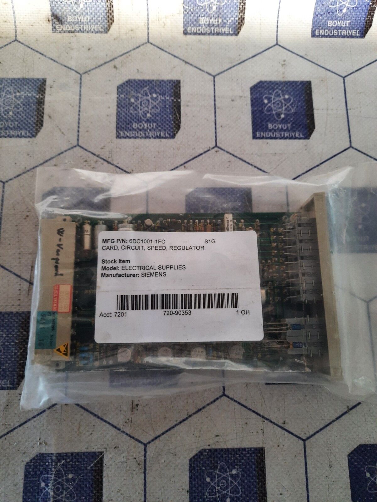 SIEMENS 6DC1001-1FC SIMADYN CONTROLLER MODULE