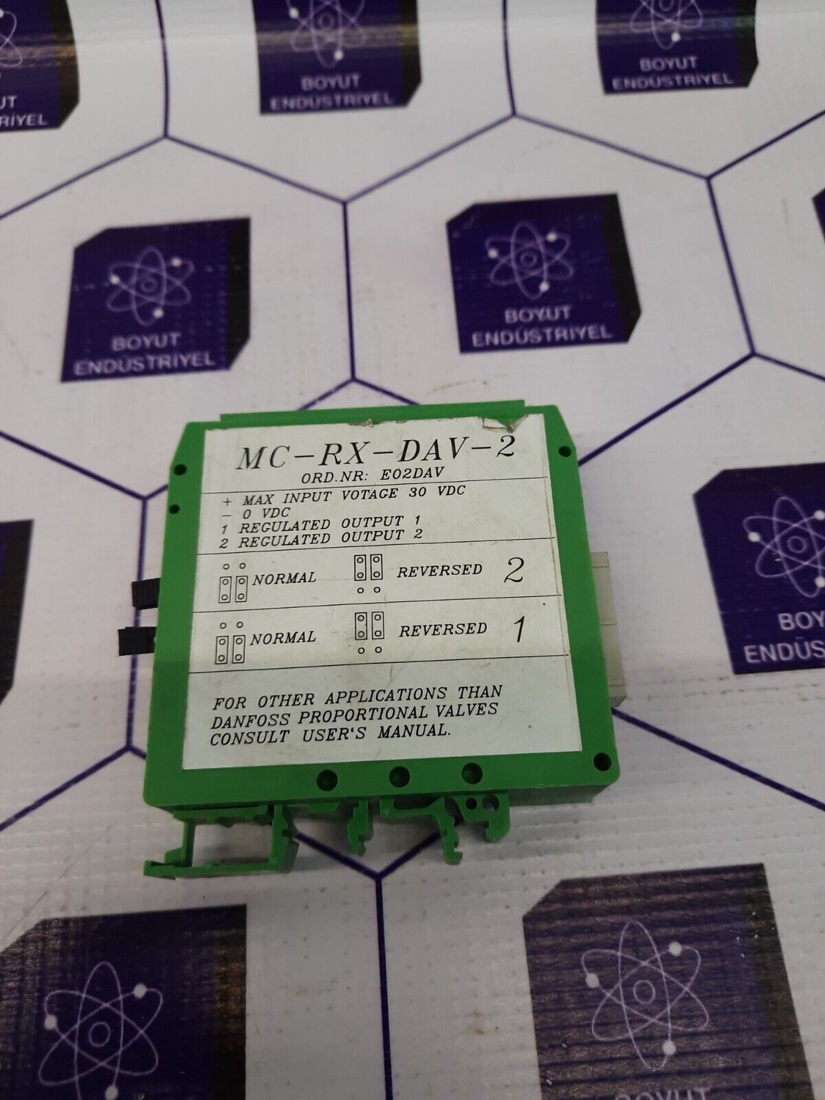 Micro-Control AS MC-RX-DAV-2 Ord.Nr:E02DAV Electronic Housing Enclosure