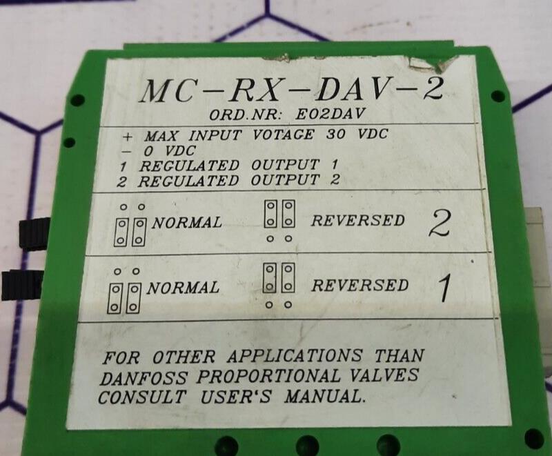 Micro-Control AS MC-RX-DAV-2 Ord.Nr:E02DAV Electronic Housing Enclosure